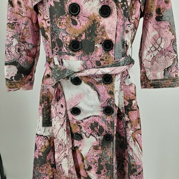 Vertigo Paris NWT Button Up Trench Coat - Picture 3 of 10